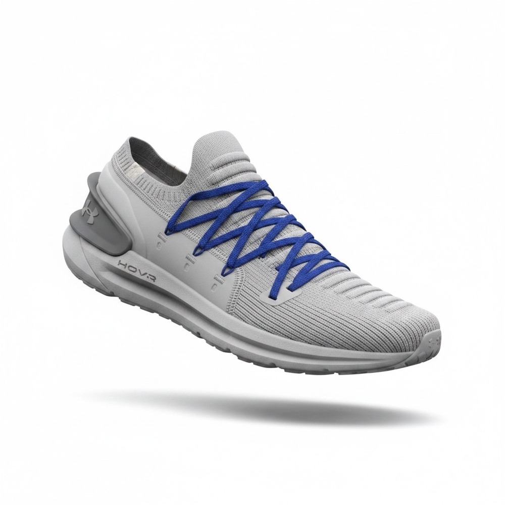 Under Armour HOVR Phantom 3 Mens Gray Blue Running Shoes Sneakers Low Top Sz 12